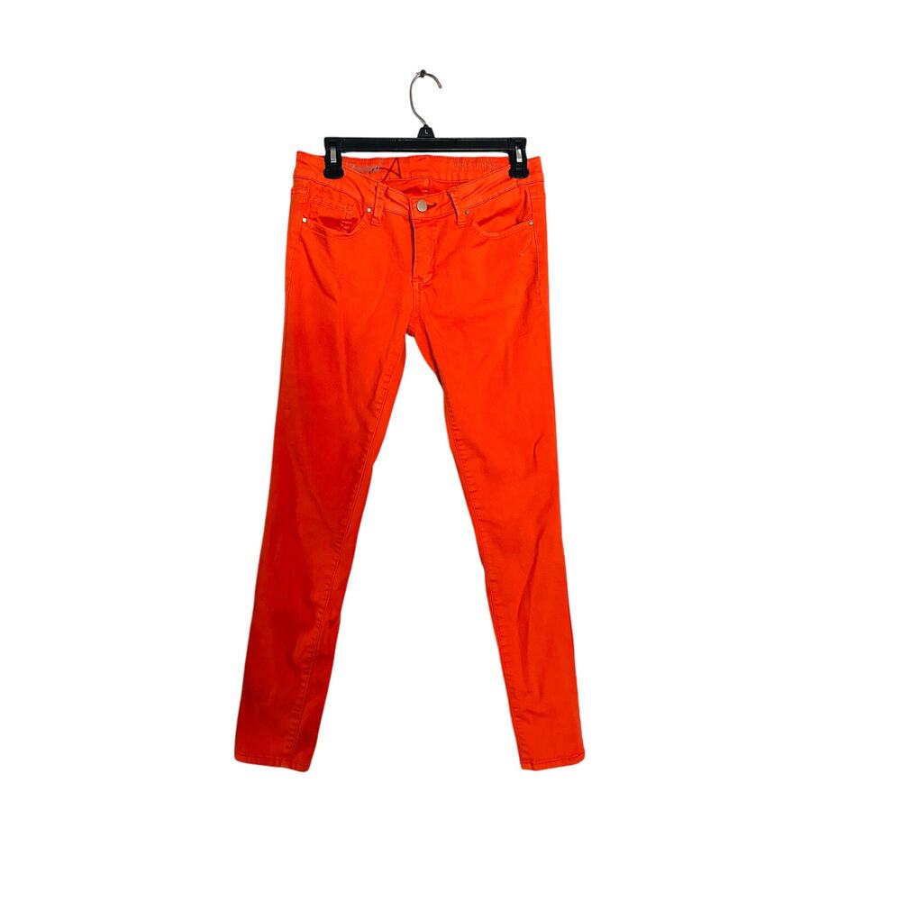 Vintage SPECIAL A Orange Cotton Spandex Blend Low Rise Skinny Jeans size 9